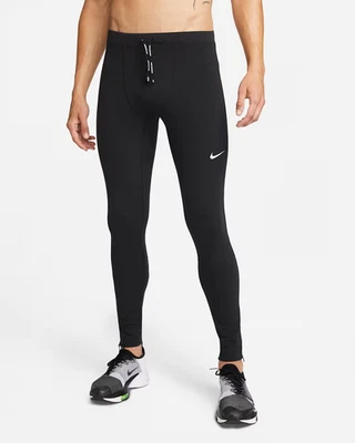 NIKE REPEL CHALLENGER MENS RUNNING TIGHTS BLACK  #DD6700-NWT - Image 1 of 4
