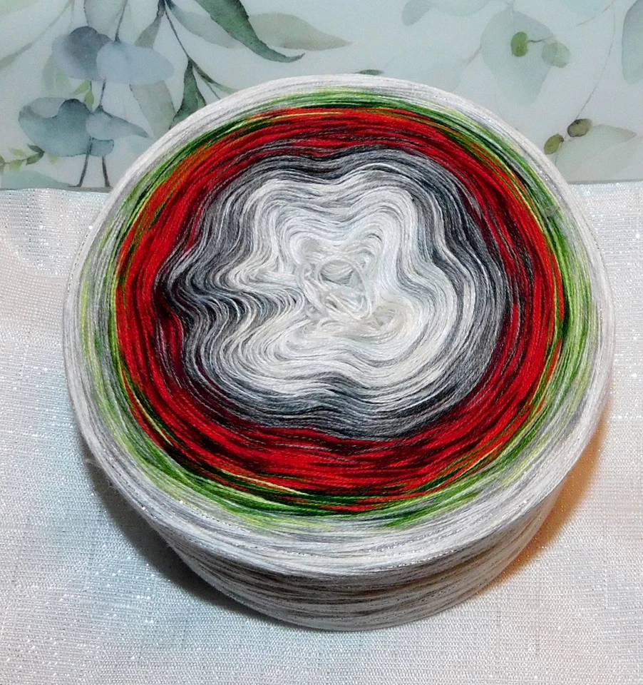 Bobbel Farbverlauf*Winterabend*4fädig*320g=1200m*Häkeln*Stricken*Wolle*8720 - Bild 1 von 1