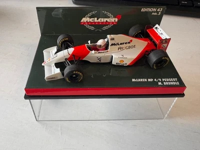 F1 Minichamps 1:43 Martin Brundle MP 4/9 Mclaren Peugeot 43:5 Foto 1 de 2