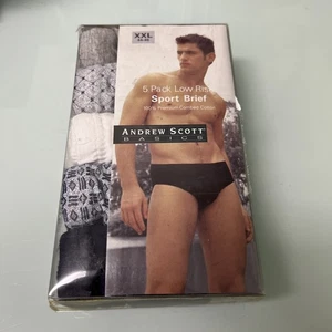 Andrew Scott Herren Low Rise Sport Slip verschiedene 5er Pack XXL Größe 44-46. - Bild 1 von 4
