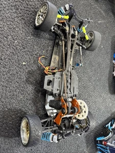 Vintage HPI 1/10 4WD Belt Driven Race Car. Carbon Fiber Chassis. **Please read** - Picture 1 of 14