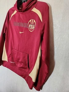 FSU Seminoles Nike ThermaFit Hoodie YOUTH XL 20 Florida State Football Pullover - Picture 1 of 14