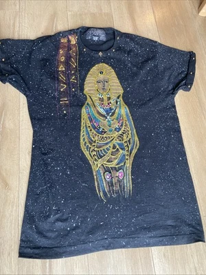 Vintage Apparel Limited Art Wear Shirt Womens OS Egyptian Los Angeles y2k 90s - Image 1 of 4