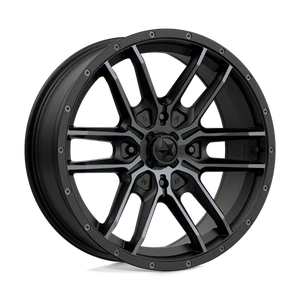 MSA Wheel M43 Fang ATV UTV SXS Wheel Rim 18X7 4X137 +10 Black Titanium Tint - Picture 1 of 1