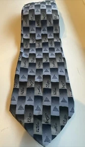 Grateful Dead Hieroglyphen Thirteenth 13th 1996 Set Krawatte 100% Handarbeit Seide - Bild 1 von 6