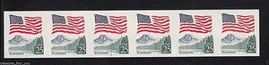 US #2280a PL#2 25¢ Flag Over Yosemite Stamp PNC6 Imperforated Plate Number Coil - Picture 1 of 1
