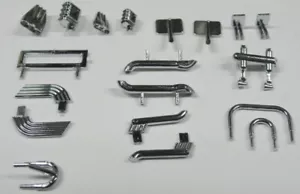 Juego de piezas de carrocería de plástico cromado para autos ranura a escala HO de JAG Hobbies - Imagen 1 de 6