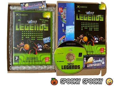 TAITO Legends  XBOX - UK PAL VGC CIB with Rainbow Islands Post Card - Tracked - Image 1 of 4