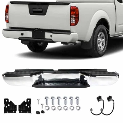 Rear Step Bumper Assembly For 2005-2021 Nissan Frontier Truck - Chrome Complete - Изображение 1 из 4