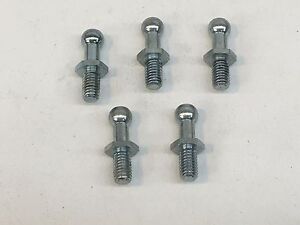 5 PACK HOLLEY THORTTLE LEVER BALL STUD 1/4" BALL 10-32 THREADS CARBURETORS