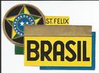 ST Felix Brasil Zigarren Deckelbild antik 50er 60er Jahre Prge druck heidelberg