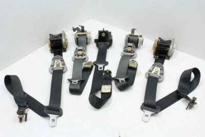 2005-2007 SUBARU IMPREZA WRX STI CONJUNTO DE CINTO DE SEGURANÇA CONJUNTO DIANTEIRO E TRASEIRO FABRICANTE DE EQUIPAMENTO ORIGINAL - Imagem 1 de 4