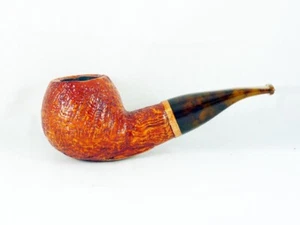 briar pipe Volkan chubby nosewarmer sandblast pfeife handmade italy - Picture 1 of 6