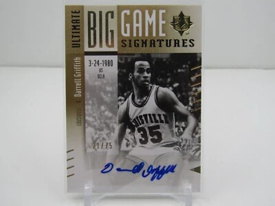 DARRELL GRIFFITH 2010 ULTIMATE COLLECTION AUTOGRAPH AUTO! #21/75! LOUISVILLE! - Image 1 of 2