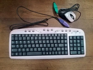 Pink Multimedia PC Keyboard and Optical Mouse combo by BCL cheap!! - Bild 1 von 4
