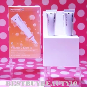 PERRICONE MD VITAMIN C ESTER 15 FACE CREAM 4 TUBES x .34 0Z FULL SIZE & ORIGINAL - Picture 1 of 2