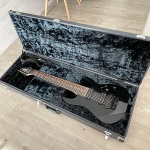 Electric Guitar Ibanez Prestige 8string Black RG2228A Solid Body & Hard Case - Picture 1 of 9