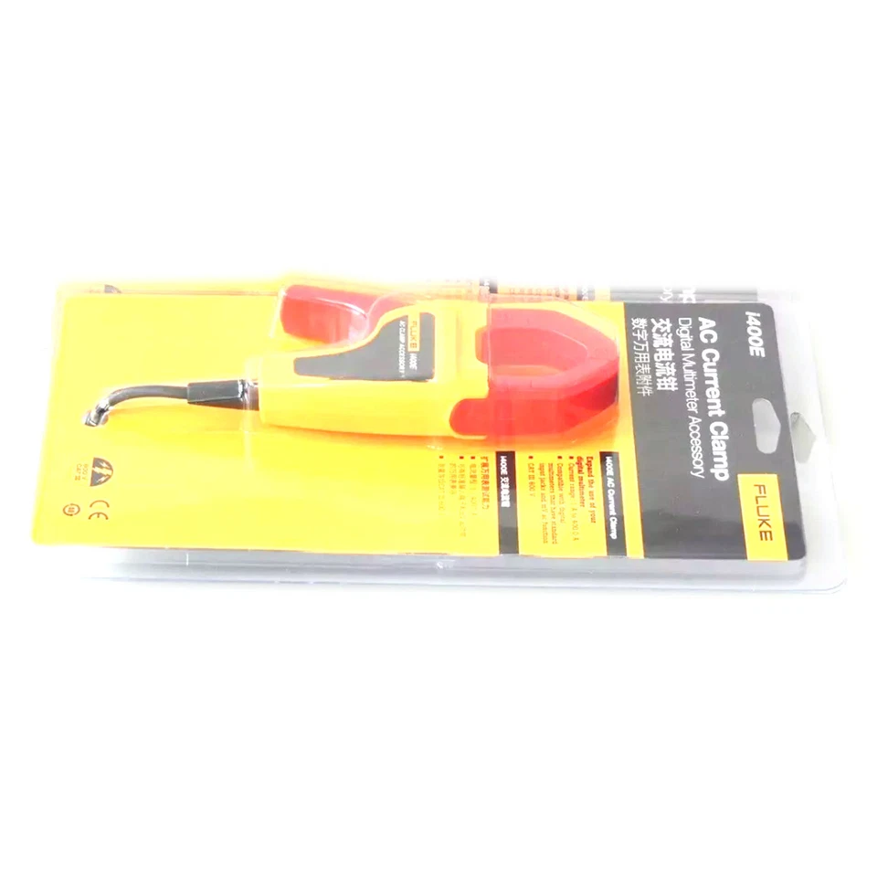 1PC Fluke I400E 400A AC Current Clamp 4mm Banana Plug