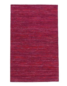 Contemporary Flat Weave Sari Silk 4' X 6' - Picture 1 of 4
