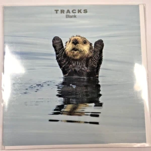 Tarjeta de felicitación de pistas nutria marina mano en blanco interior tarjeta de felicitación grande - Imagen 1 de 2