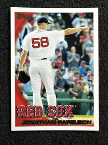 Jonathan Papelbon #183 2010 Topps Béisbol Cantidad Boston Red Sox - Imagen 1 de 2