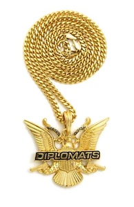 NUEVO COLGANTE DIPLOMÁTICO CON CADENA CUBANA 3mm 24"* - Imagen 1 de 6