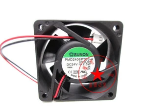 SUNON PMD2406PTB3-A 24V 2.5W 6CM 6025 2-wire cooling fan - Picture 1 of 2
