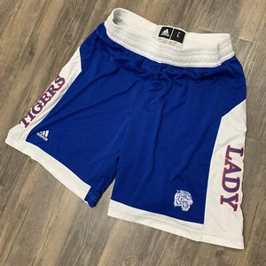 TSU Tennessee State University HBCU Adidas Lady Tigers Game Worn Shorts Sz L - Picture 1 of 7