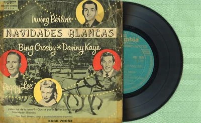 WITE CHRISTMAS Peggy Lee - Crosby - Kaye COLUMBIA ECGE70053 Spain 1954 EP 45 rpm - Image 1 of 4