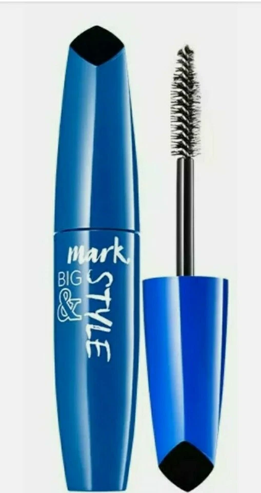 NEU UND VERPACKT Avon Mark Big and Style Volumen Wimperntusche in Braun Schwarz Wasserdicht