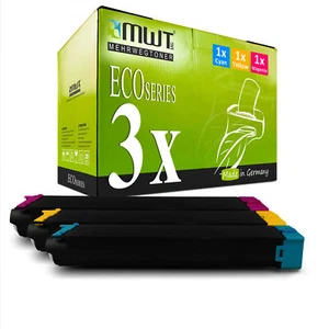 3x Toner für Sharp MX-C401 MX-C381 MX-B400P MX-C311 MX-C400 MX-C402 MX-C380P CMY - Bild 1 von 5