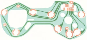 1968 Camaro Printed Circuit with Tic-Toc-Tachometer - Picture 1 of 1