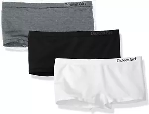 Dickies Girl Women's Seamless Hipster 3 Pack Panty - Black, Gray, and White Pack - Picture 1 of 1