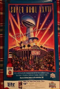 Super Bowl XXVII Rose Bowl (1993) Dallas Cowboys vs. Buffalo Bills - Picture 1 of 7