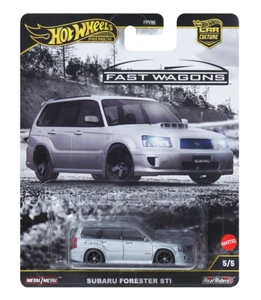 NEW - Hot Wheels Car Culture SUBARU FORESTER STI Fast Wagons Premium Car - Picture 1 of 2