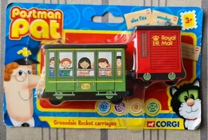 New Carded Postman Pat Corgi Greendale Rocket Carriages - Picture 1 of 2