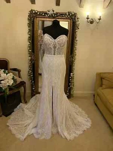 Abito da sposa Wilderly (Allure bridal) Wyona taglia 14 avorio NUOVO! - Foto 1 di 22