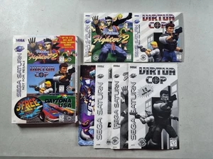 Sega Saturn 3 en 1 Game Pack (Virtua Fighter 2/ Virtua Cop/ Missing Daytona EE. UU.) - Imagen 1 de 15