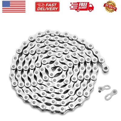 6/7/8 Speed Bike Chain 1/2 x 3/32 Inch 116 Links - Image 1 of 4