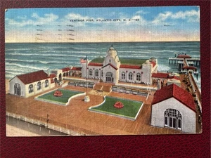 Alte Postkarte Ventnor Pier, Atlantic City, NJ, verschickt 1940 - Bild 1 von 15