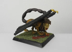 MANTICORE Metal C29 Monstruos Caos Bestias Hombres Bestia Ejército Warhammer Años 80 L2d - Imagen 1 de 5