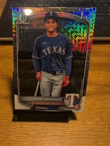 2025 Bowman Chrome - Elorky Rodriguez #BCP-186 1st Bowman Mojo Refractor - Picture 1 of 1