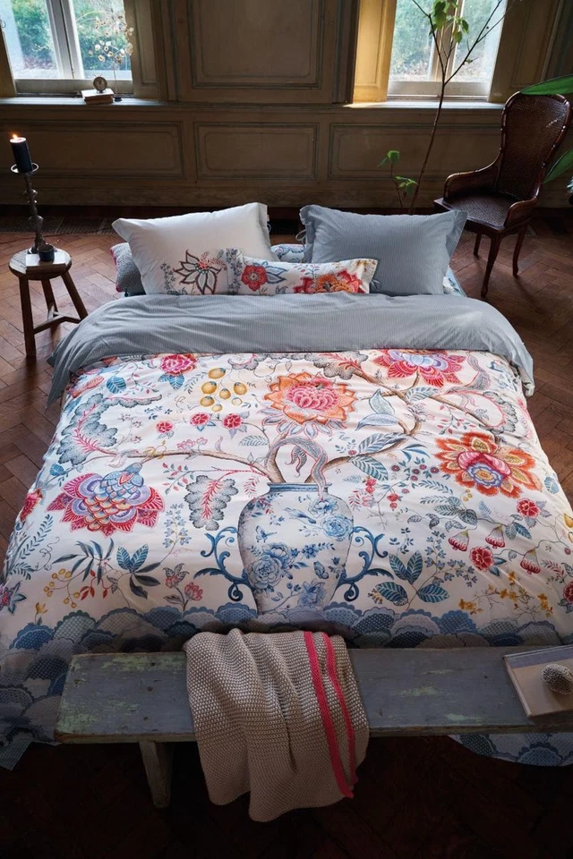 PIP Studio Tree of Life Cotton Quilt Cover Set (White) - Super King - Image 1 of 1