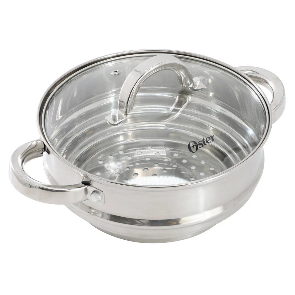 Oster 143758.02 Sangerfield 8 Inch Universal Stainless Steel Steamer Lid - Image 1 of 1