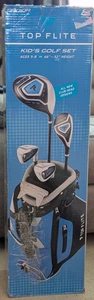 Top Flite Kids 8-Piece Complete Golf Set Age 5 -8 Height 46”–52” Left Handed New - Picture 1 of 8
