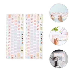 2 Pcs Keyboard Protector Covers for Computer Keyboards Decorative - Afbeelding 1 van 11