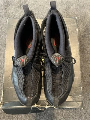 Nike Air Jordan 15 Retro Negro/Rojo Universitario-Antracita, Para Hombre Talla 13 EE. UU. Foto 1 de 4