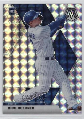 2020 Panini Chronicles Mosaic Mosaic Prizm Nico Hoerner #17 Rookie RC - Image 1 of 2