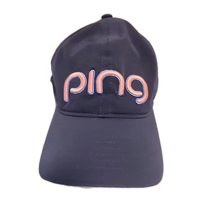 Sombrero Ping Golf Mujer Púrpura Con Logo Rosa 110 Flexfit Tech Gancho y Lazo Foto 1 de 4