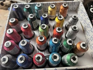 26 Sealed Spools Of Floriani Machine Embroidery Thread - Picture 1 of 1
